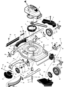 Part Location Diagram of F-030415L Murray Book, Instruction
